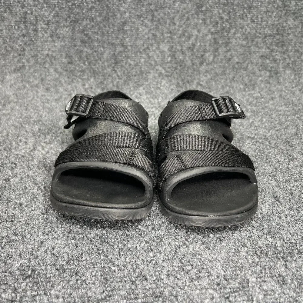 Chaco Chillos Sport Straps Sandals Youth Size 1 Black Athletic Outdoor Flip Flop